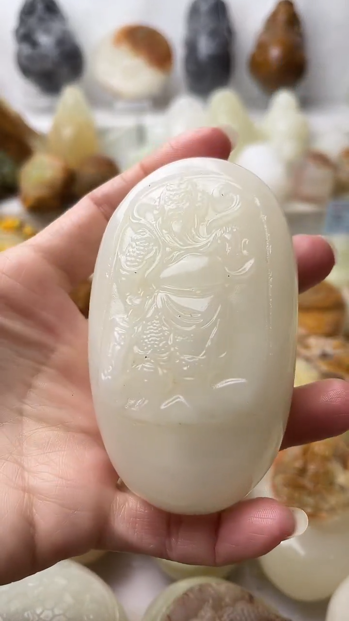 石材古青石棉纹正常不退换关公