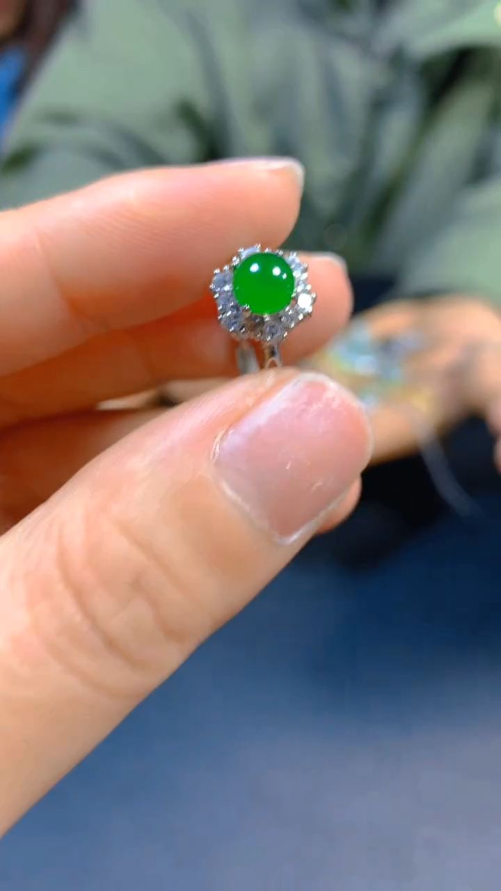 【闪购商品】翡翠戒指未镶嵌0900737240多样性发一