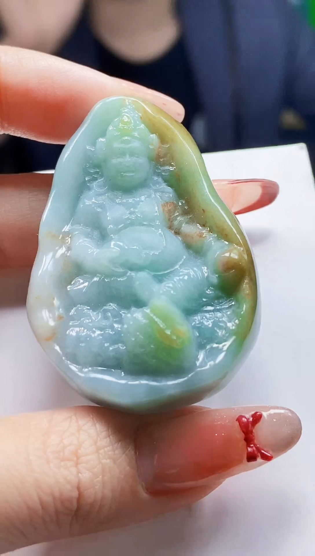 颈饰未镶嵌翡翠翡翠A货