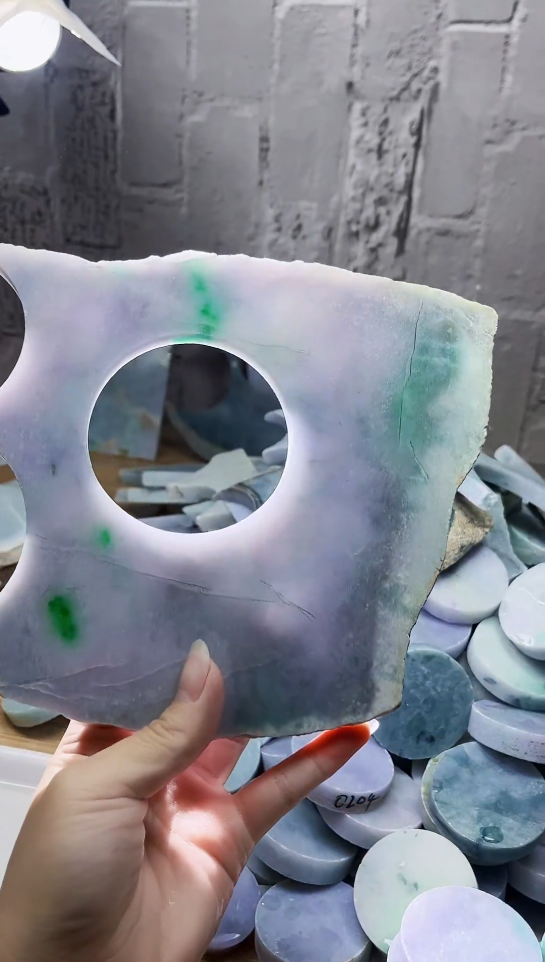 配石翡翠天然翡翠A货045