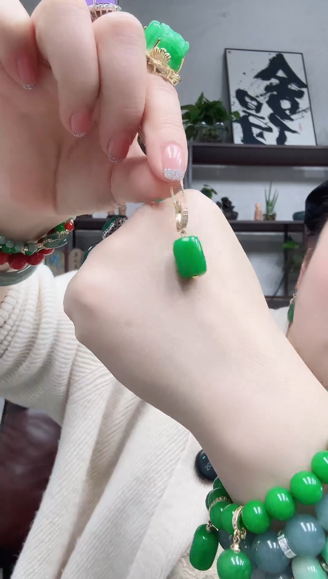 吊坠(赠链)未镶嵌翡翠方糖吊坠