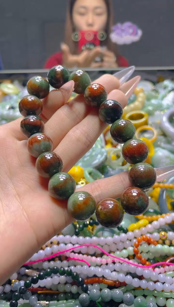 颈饰未镶嵌翡翠13MM