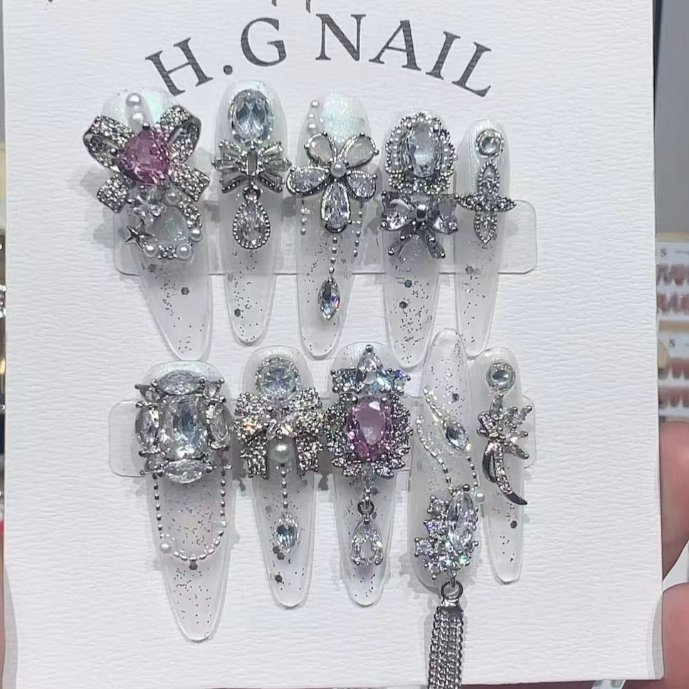 【3号链接】纯手工满锆穿戴甲奢华重工气质