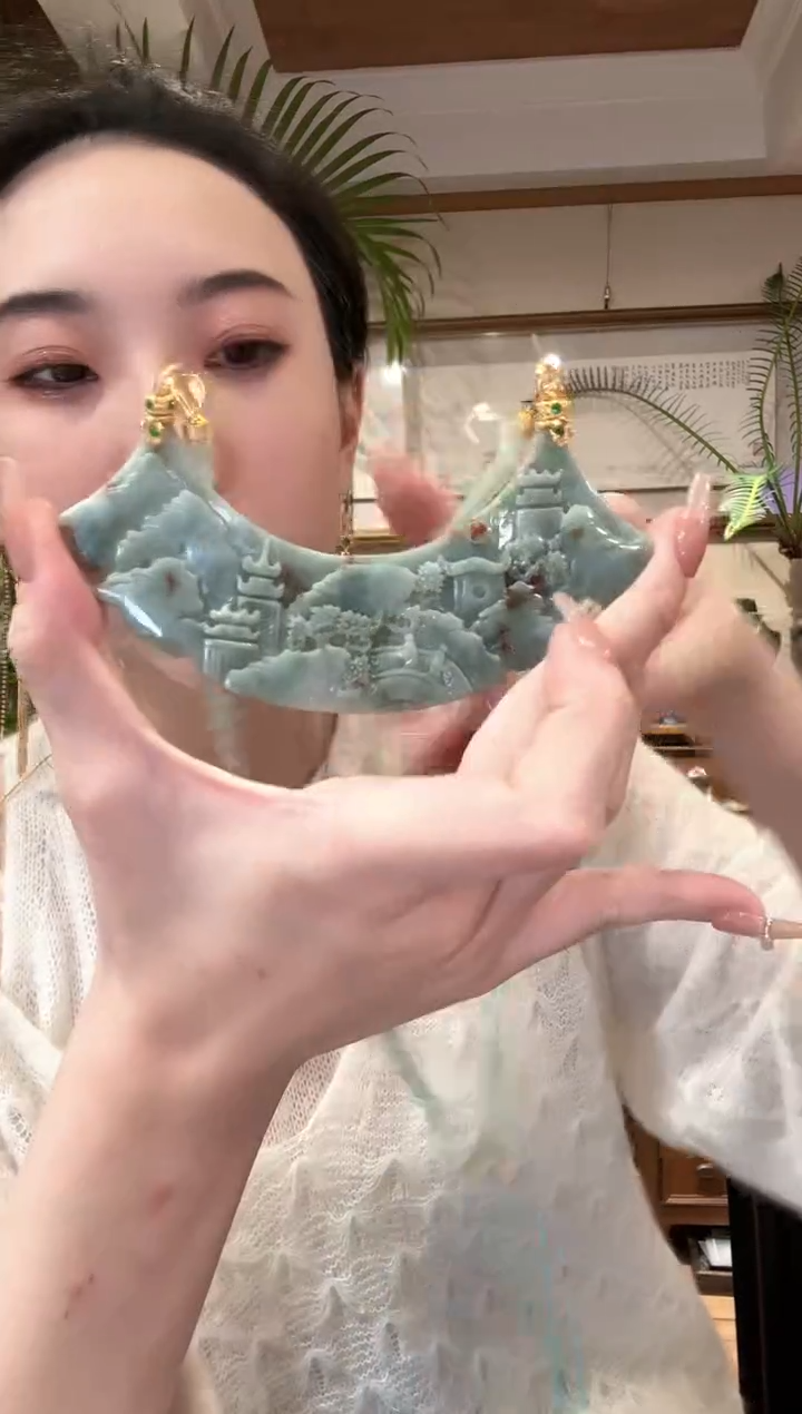 【闪购商品】翡翠颈饰未镶嵌国风