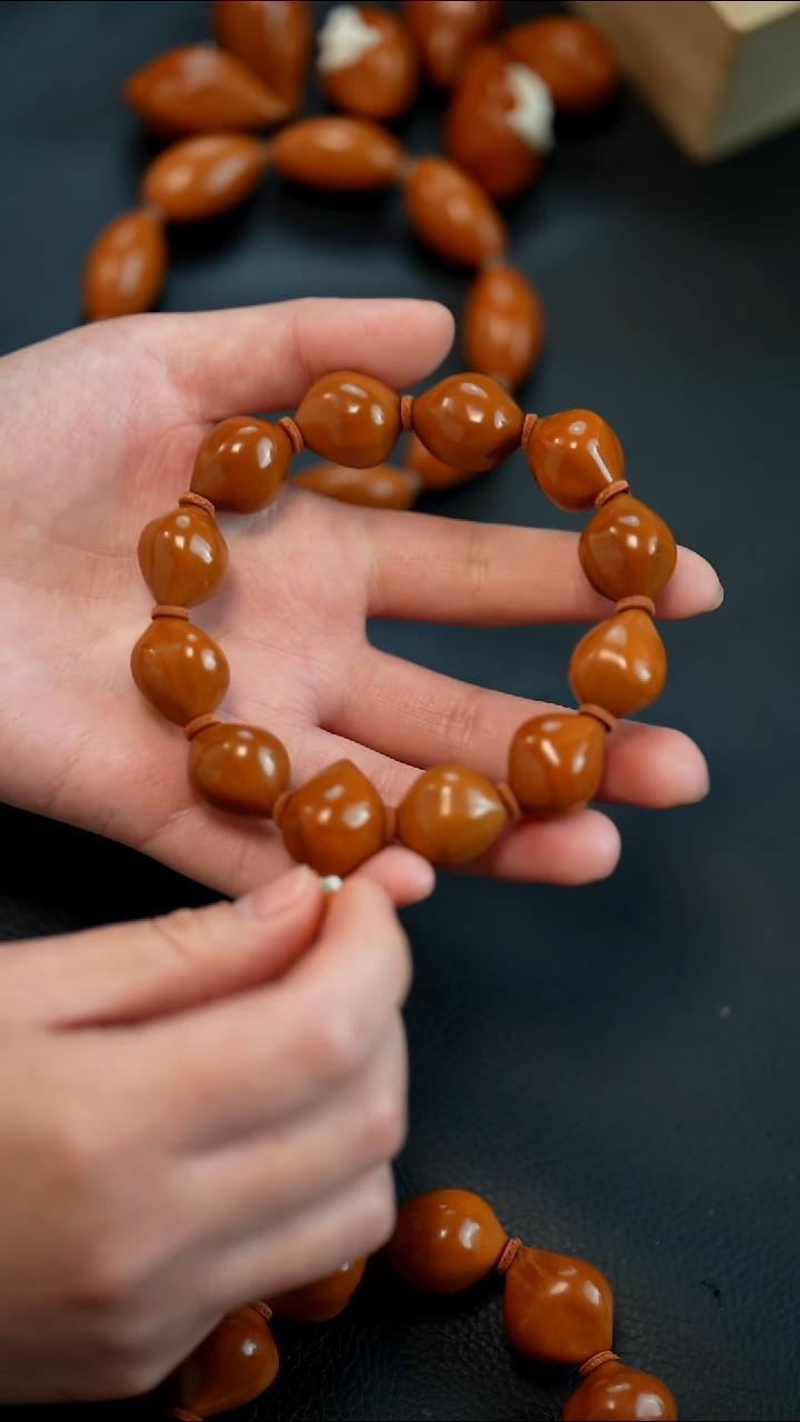 手串/手链橄榄核1.7精抛蜜桃怪异核