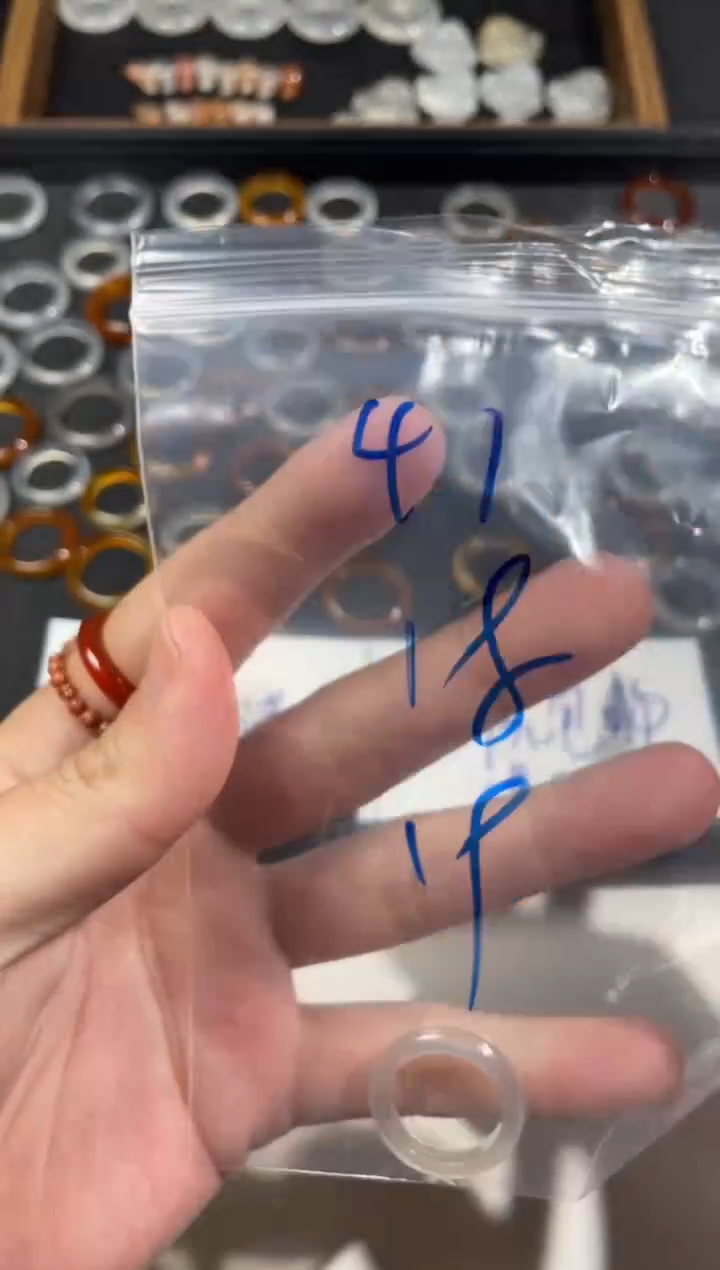 【闪购商品】玛瑙/玉髓戒指未镶嵌41