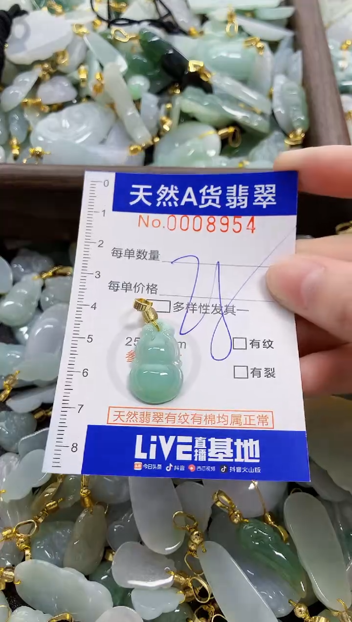 颈饰未镶嵌翡翠天然A货翡翠