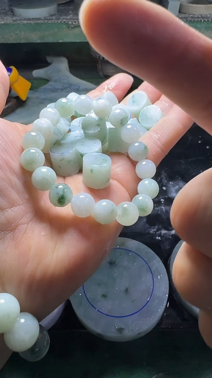 未镶嵌手链翡翠豆*多样性发一件
