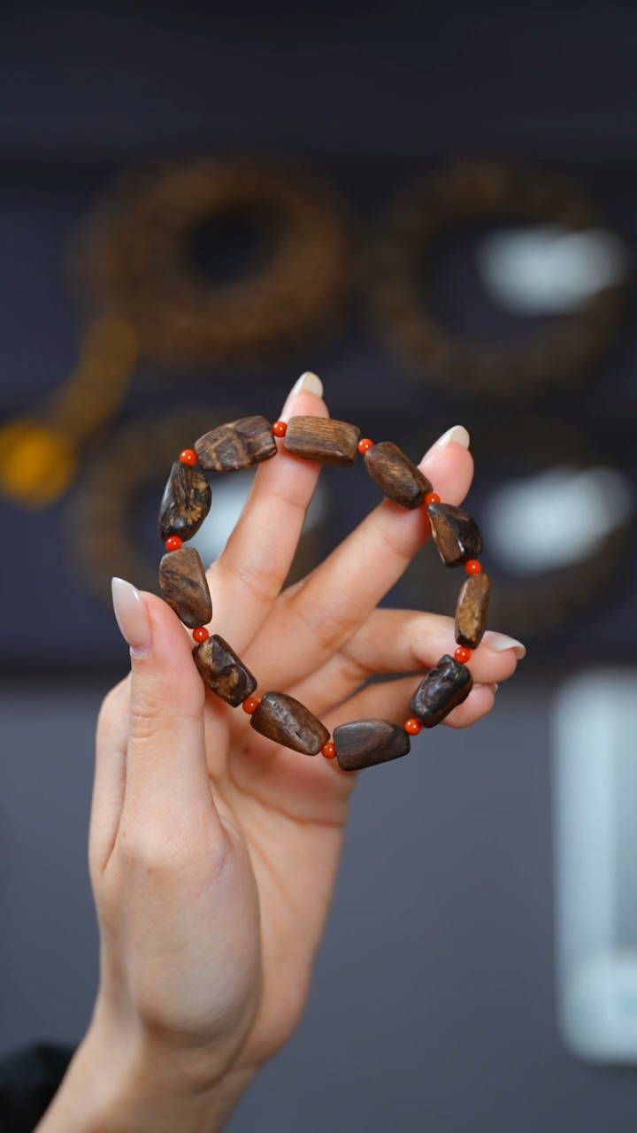 【闪购商品】沉香手串越南老惠安随型沉香单圈手串