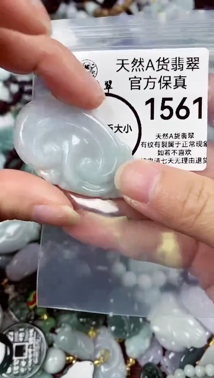 【闪购商品】翡翠颈饰未镶嵌天然A货翡翠1561