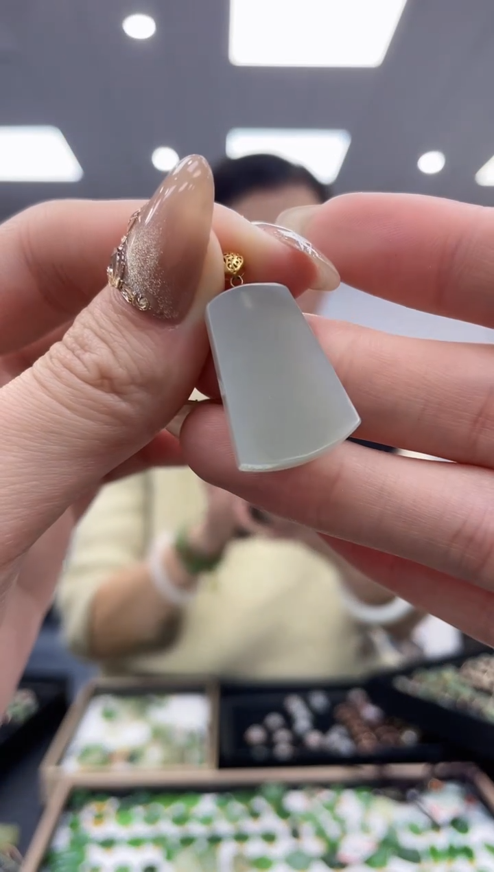 【闪购商品】和田玉吊坠18K金镶嵌多样性拍一发一035