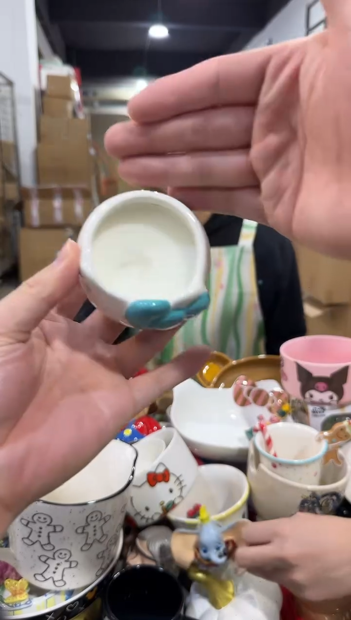 瓷片蓝色kt猫香薰