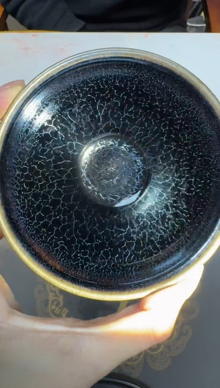 【闪购商品】茶盏黄宝庆黑曜龙麟80