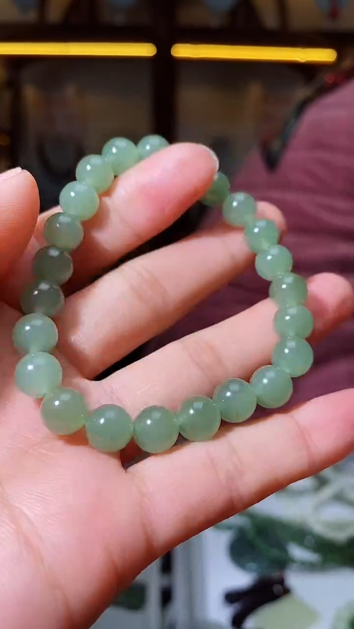 【闪购商品】和田玉手串未镶嵌卡