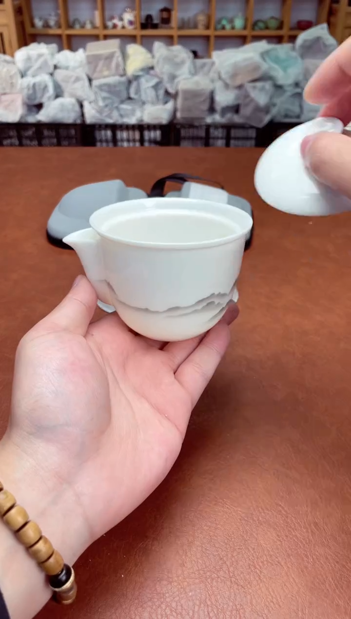 【闪购商品】摆件高端瓷器易仟杯茶器