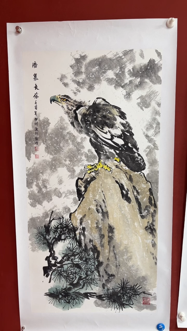 国画踏**熊中海艺术馆藏刘相训国画