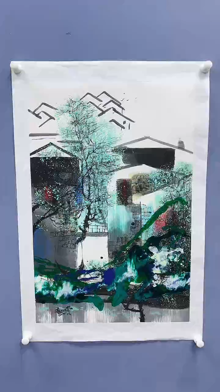 【闪购商品】绘画赵燮绘画2.7平尺抽象山水