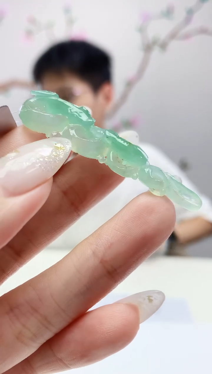 定制翡翠未镶嵌006ee-毛货蛇14