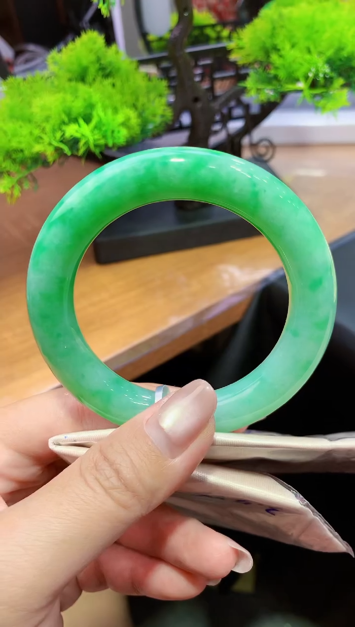 未镶嵌手镯翡翠K29天然A货缅甸翡翠56.3