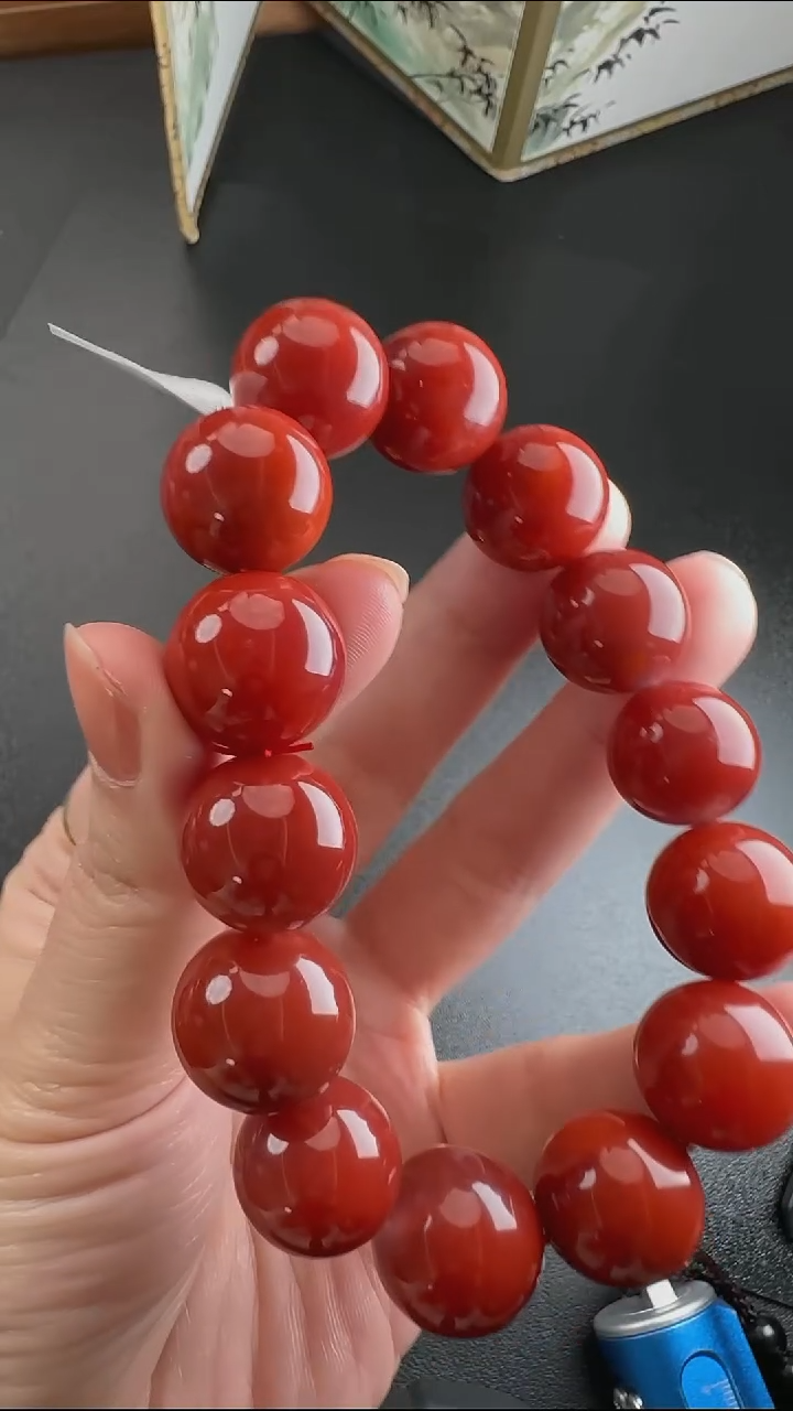 【闪购商品】南红玛瑙手串未镶嵌WY0213045多样性发一