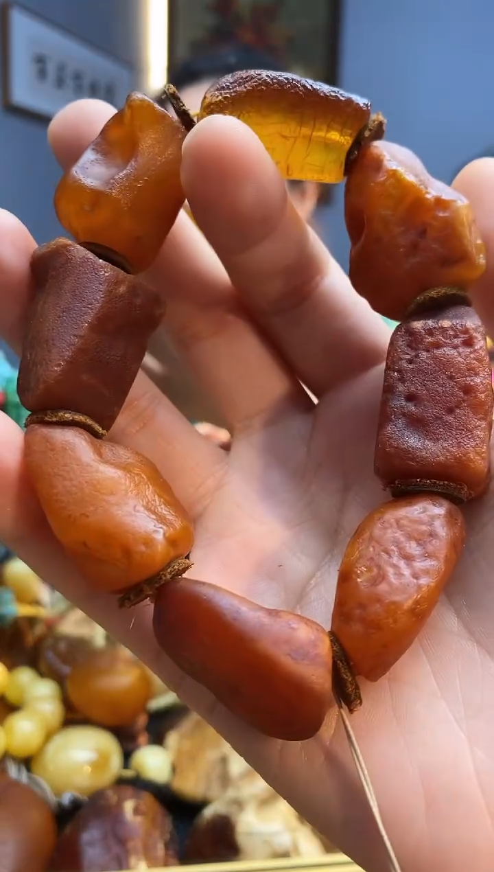手串琥珀未镶嵌手串