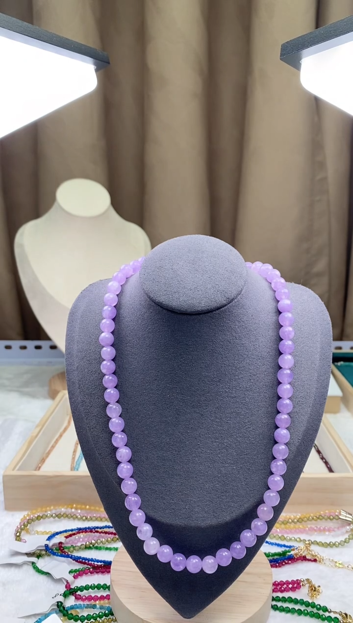 【闪购商品】锂辉石项链银S925镶嵌诗颜甄选珠宝SYZB200