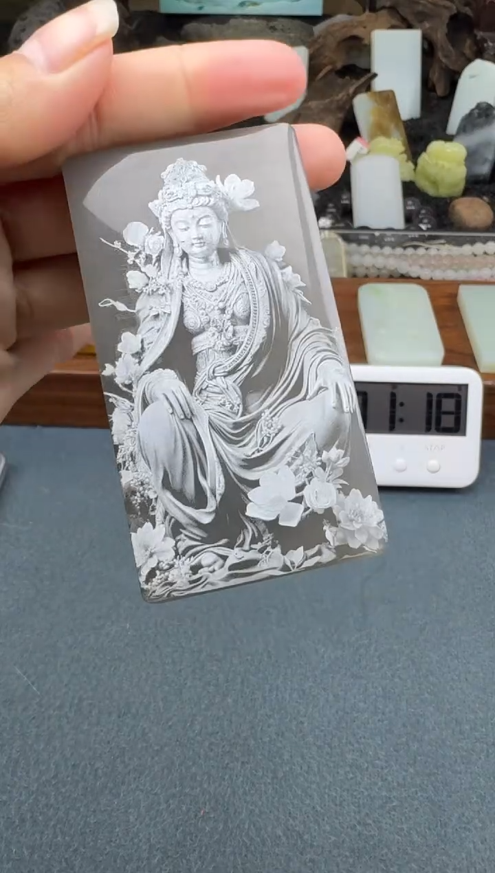 【闪购商品】和田玉颈饰未镶嵌开心