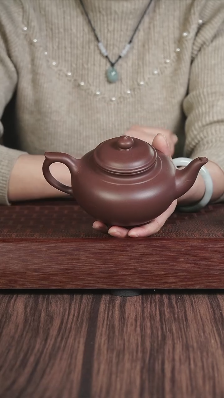 【闪购商品】紫砂茶壶老紫泥 笑樱 