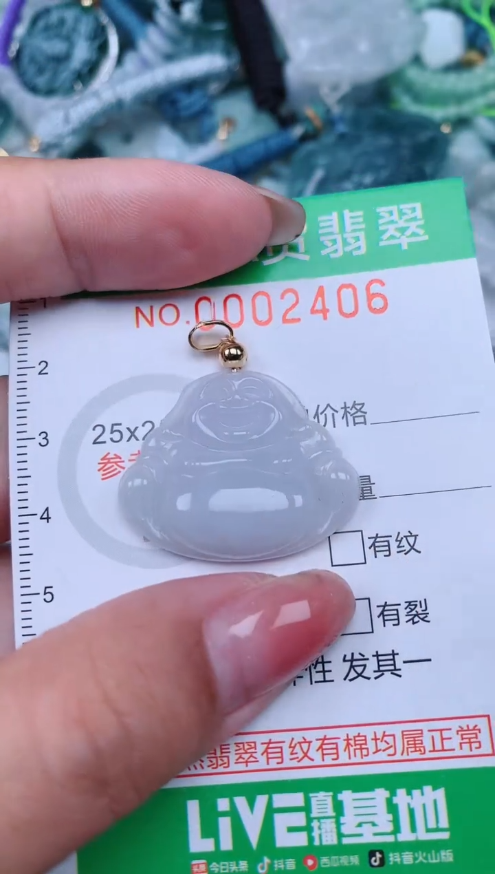 【闪购商品】翡翠颈饰未镶嵌.0002406