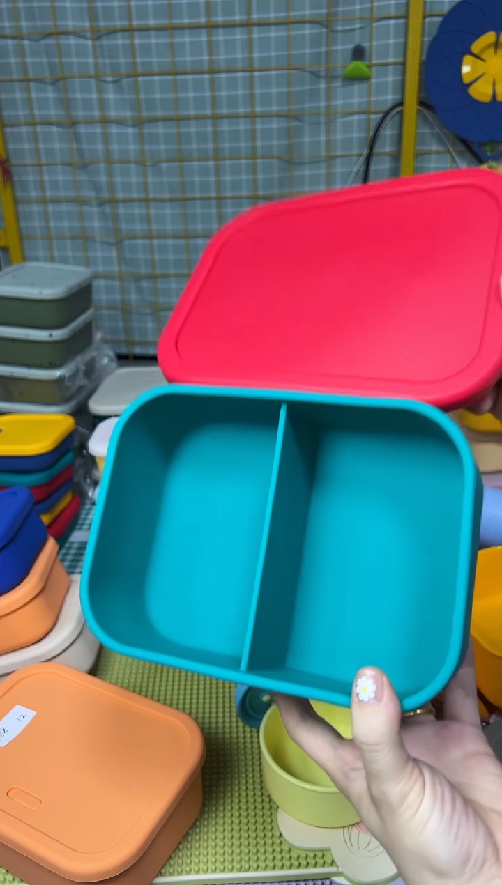 1300ML 2格 绿底红盖 不带排气