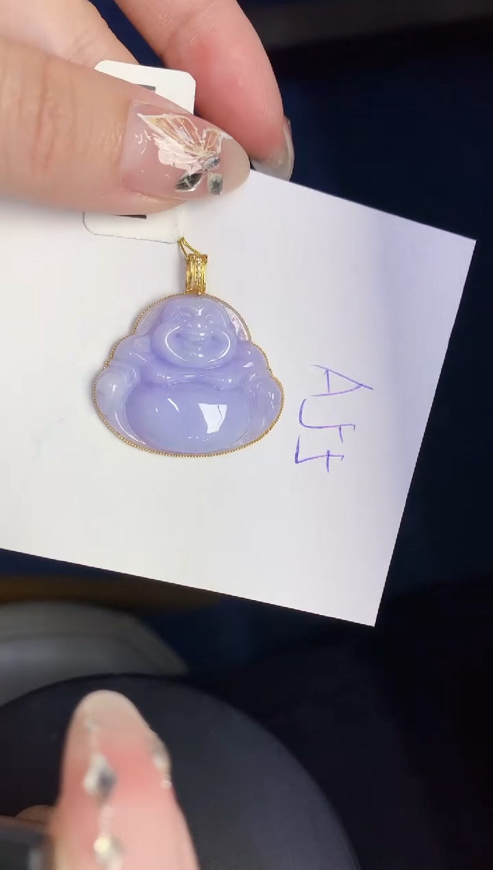 【闪购商品】翡翠颈饰18K金镶嵌0000000000