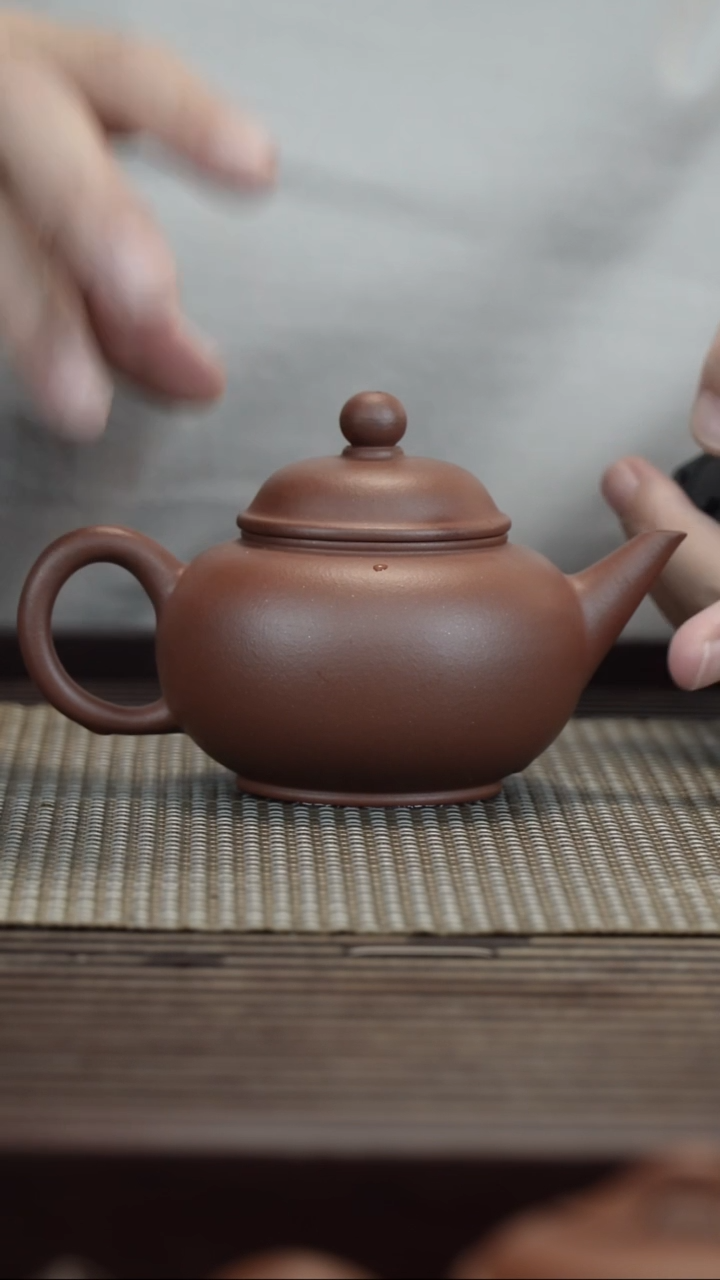 茶壶紫砂紫泥剑流水平170CC