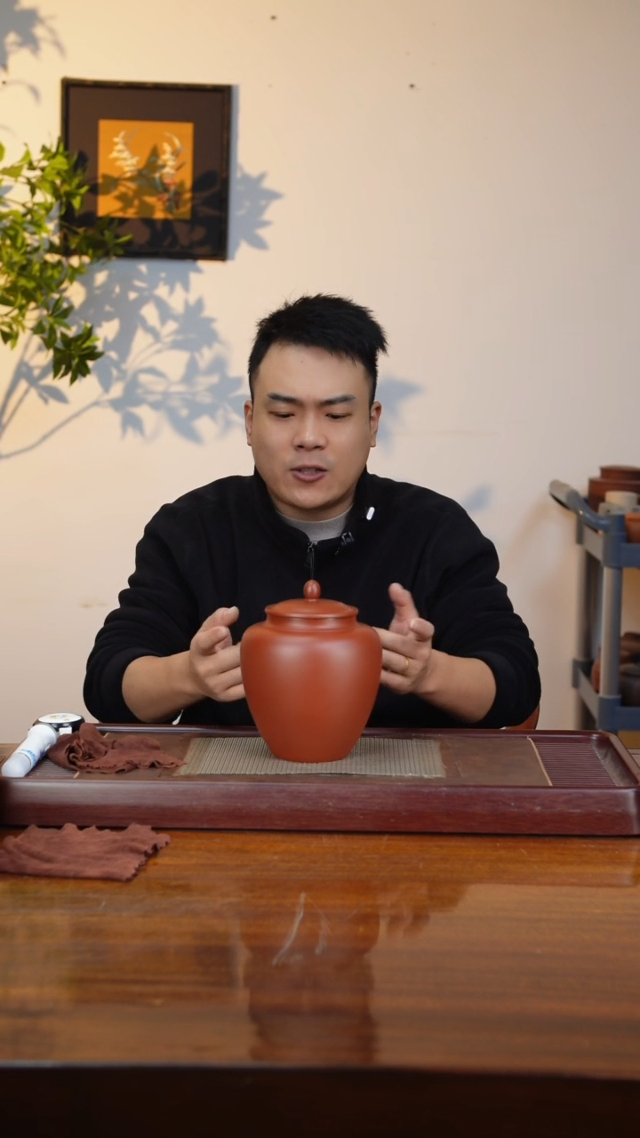 宜兴原矿紫砂茶叶罐