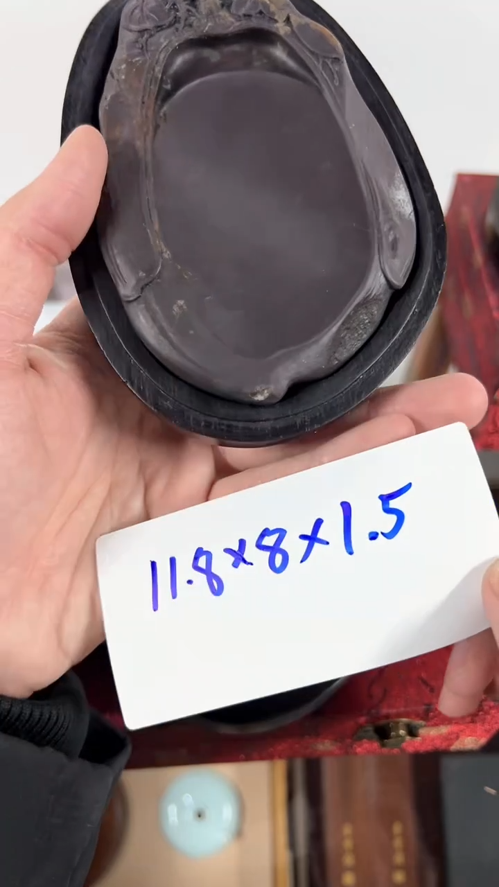 【闪购商品】书法48号 老坑 天青 碎米洞