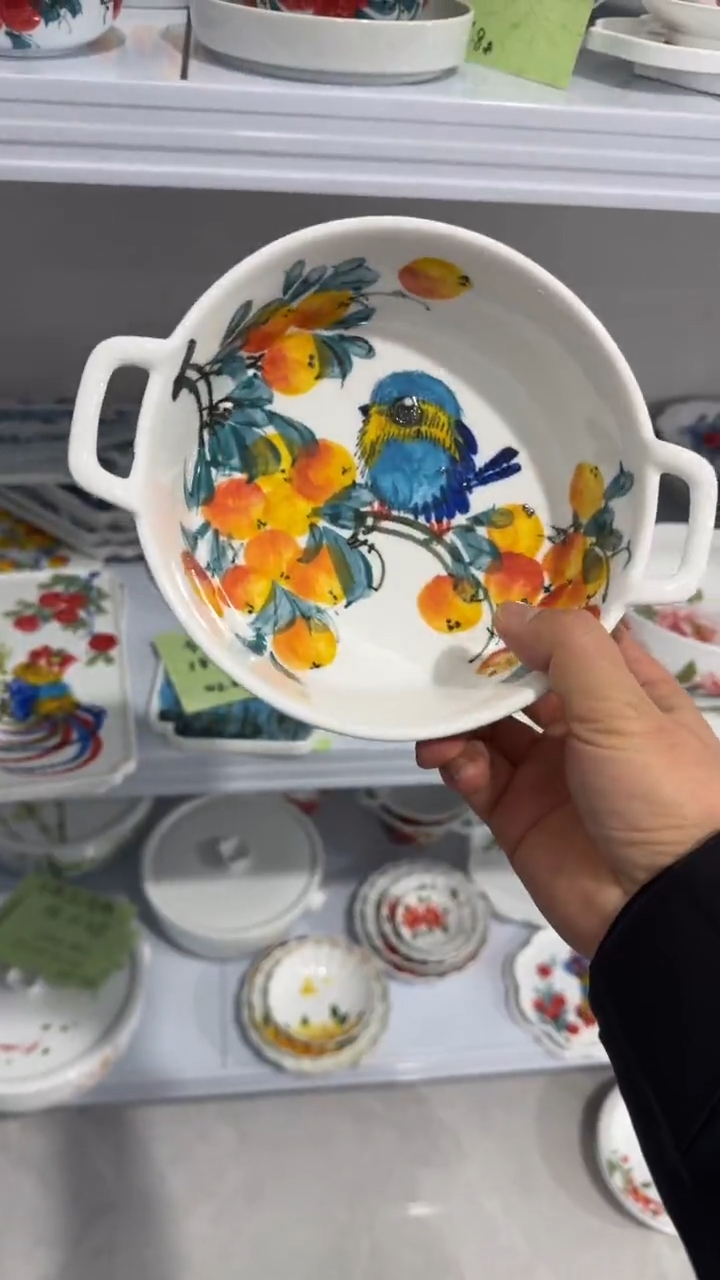 其他景德镇高温瓷（双耳汤锅）