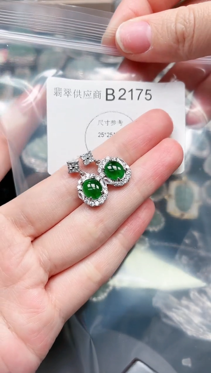 【闪购商品】翡翠颈饰未镶嵌赠皮绳2175