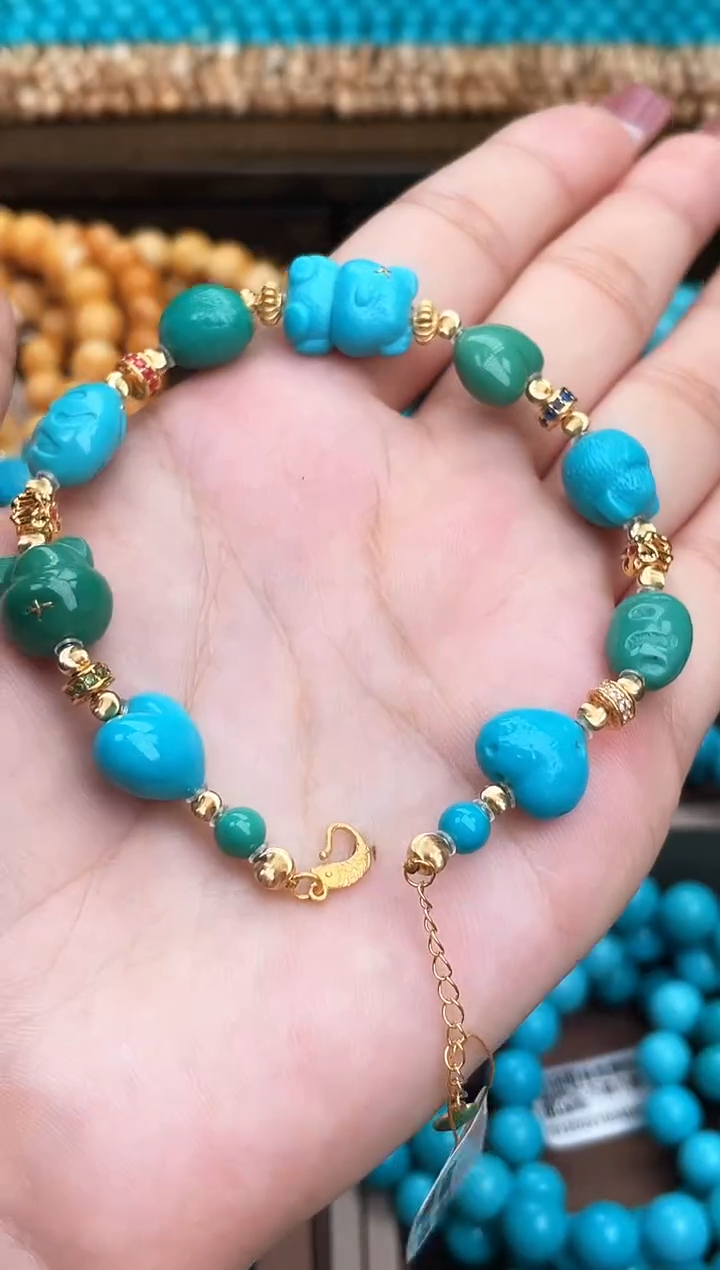 【闪购商品】绿松石珠宝奇石未镶嵌A026