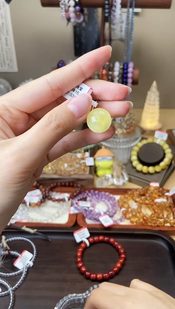 【闪购商品】蜜蜡手链未镶嵌17mm蜜蜡单珠