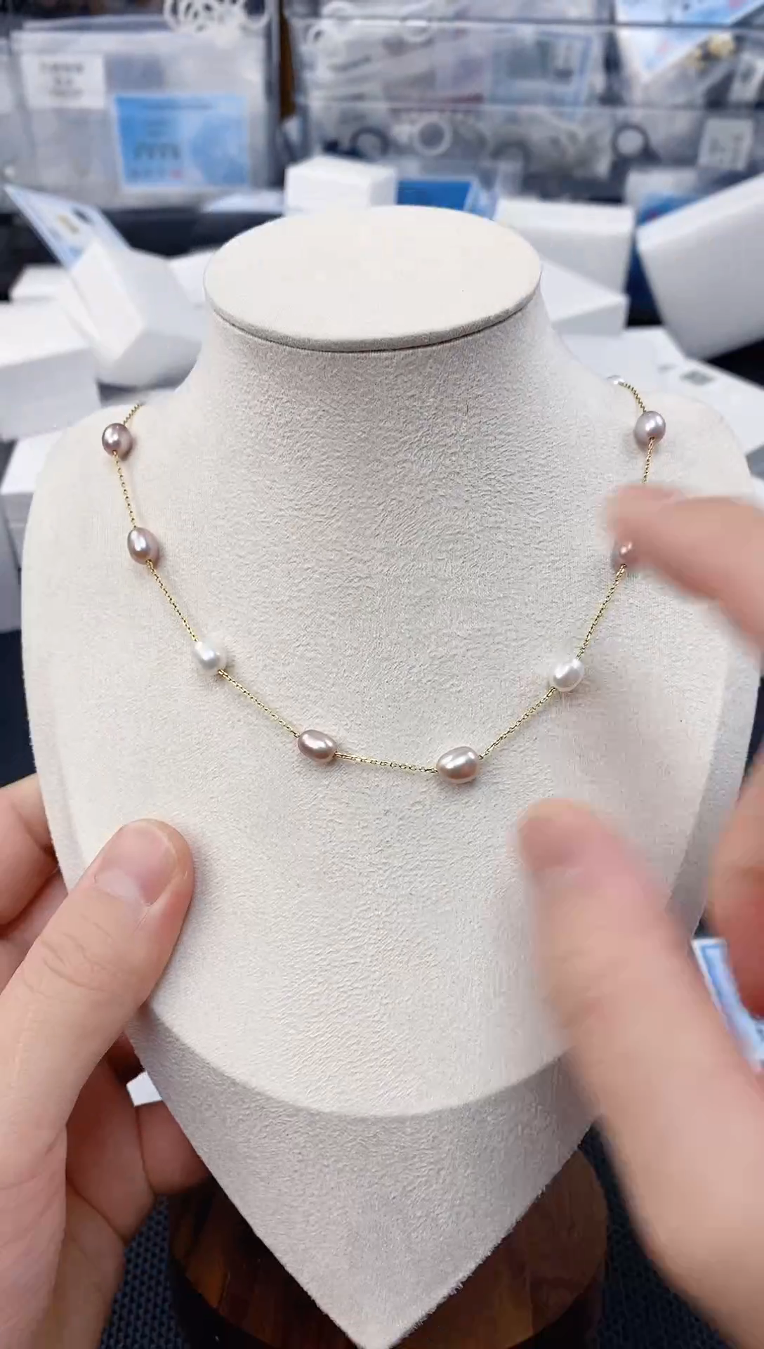 未镶嵌耳饰淡水珍珠XL1005