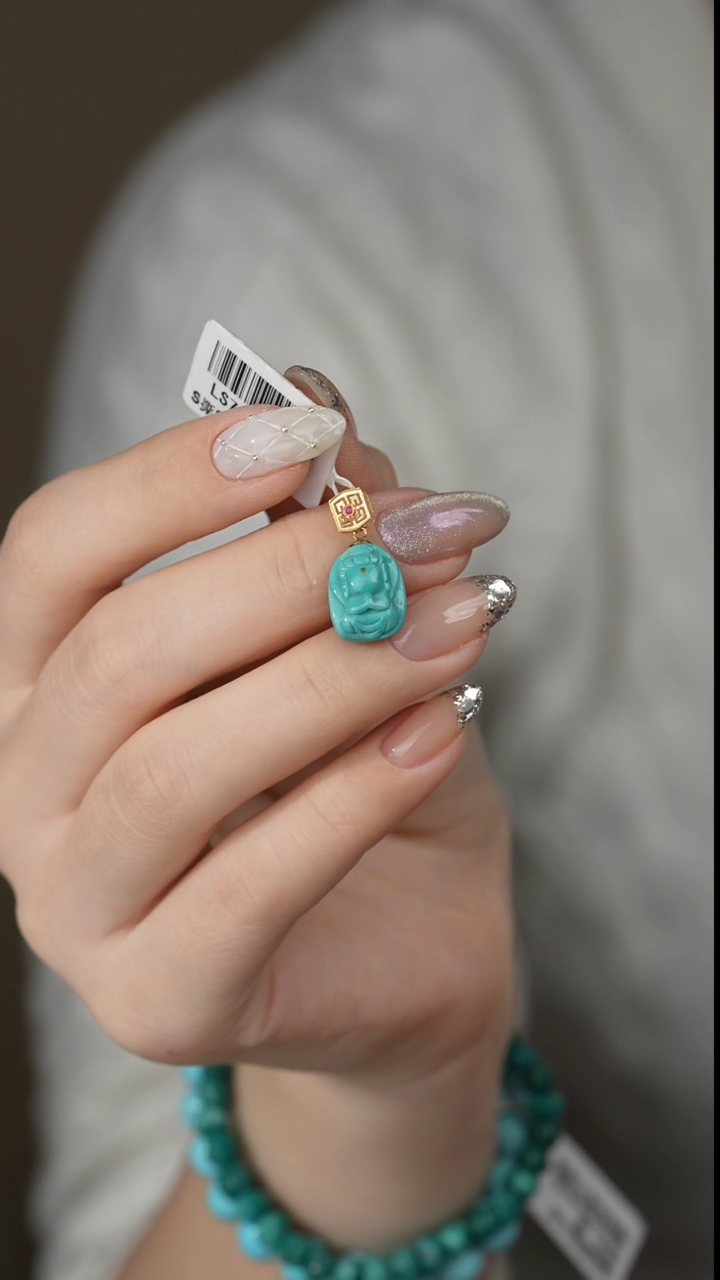 【闪购商品】水晶吊坠18K金镶嵌M11（多样性发一件）