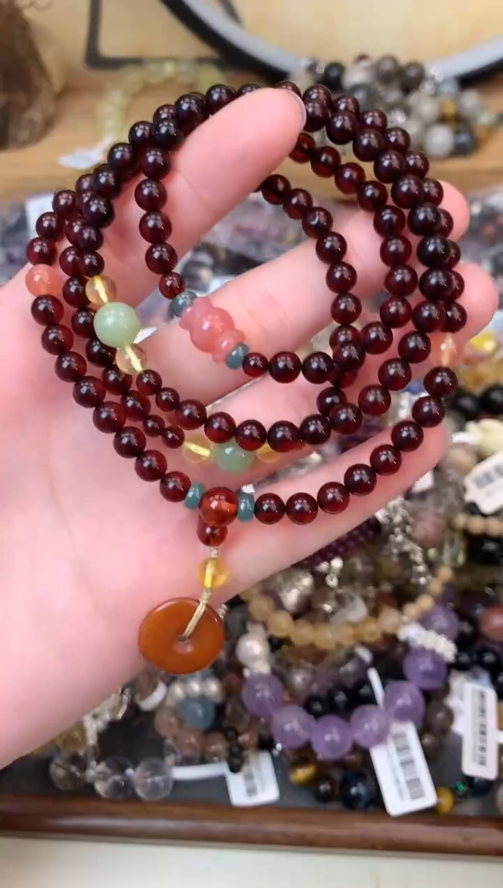 【闪购商品】血珀手链未镶嵌201手串