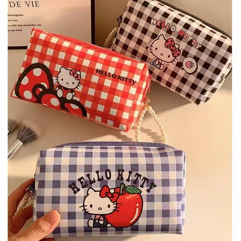 三丽鸥正版授权可爱收纳化妆包女生hellokitty化妆包大容量