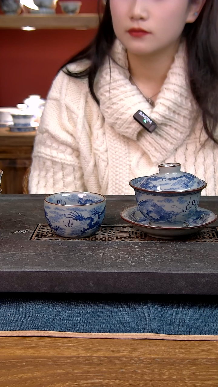 简装家用款2件套 老陶泥开片纹陶瓷茶具