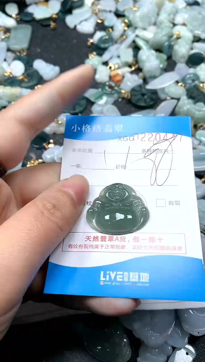 【闪购商品】翡翠颈饰未镶嵌闪购商品0220447