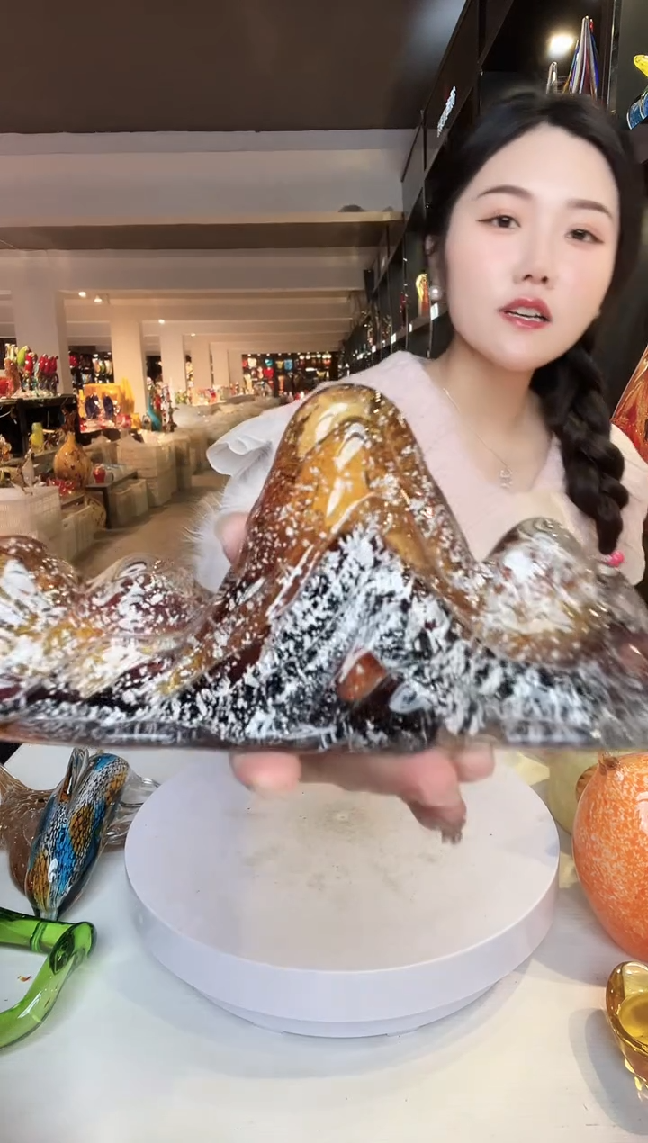 【闪购商品】茶盏琉璃摆件家居摆件