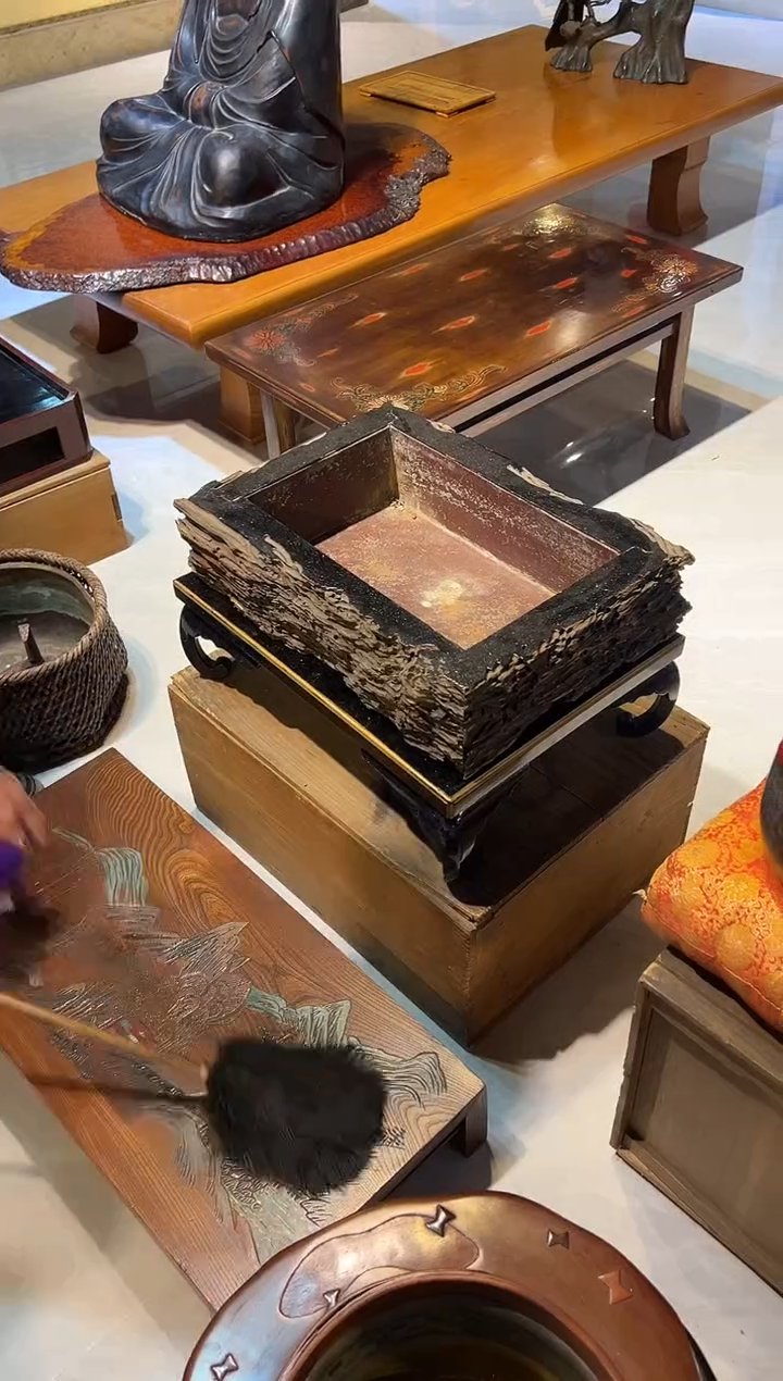 方火钵 大漆漆器大漆漆器