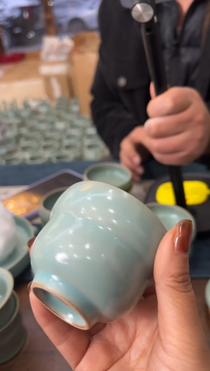 瓷片原产地原矿釉汝瓷