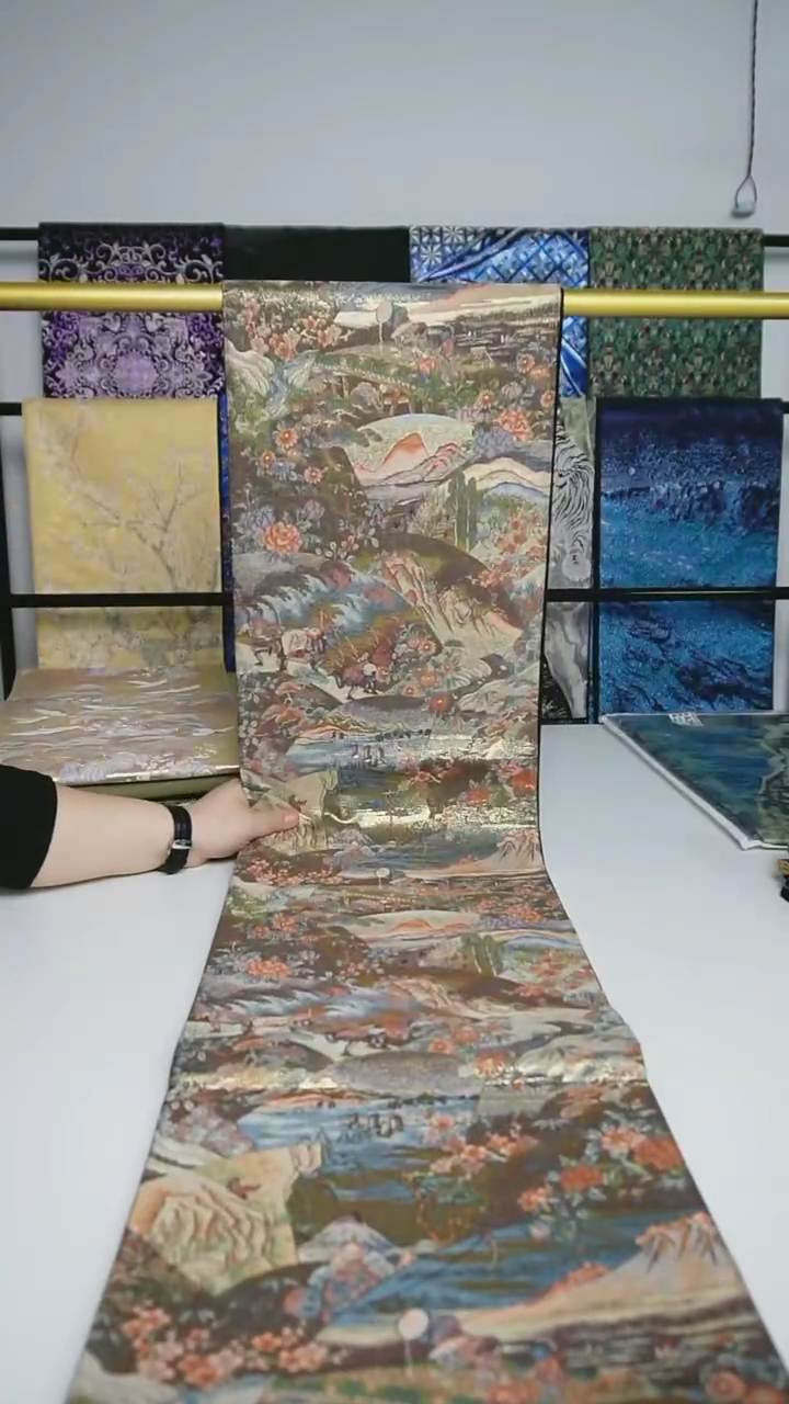 【闪购商品】织绣织锦76六通风景人物