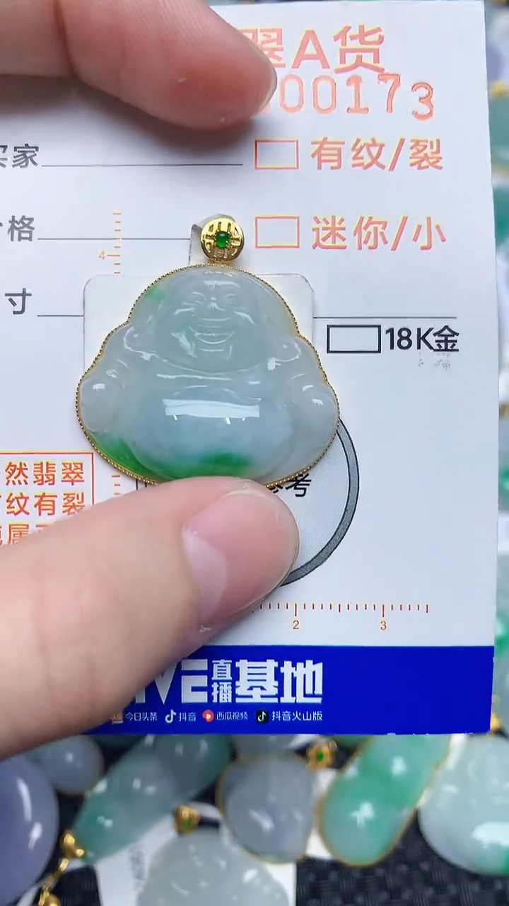 【闪购商品】翡翠颈饰18K金镶嵌4534534534