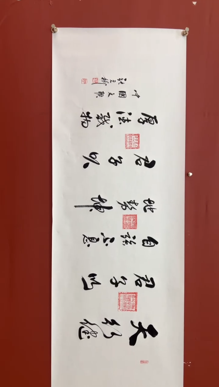 书法张元树    天行健